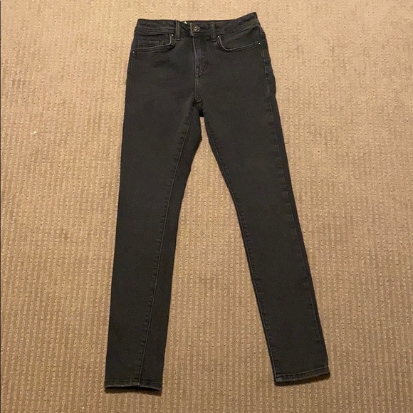 Black ‘Butt Lift” skinny jeans size 24 - Picture 2 of 6